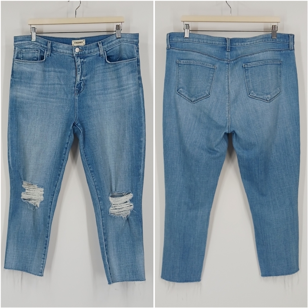 L'Agence Slim High Rise Jeans